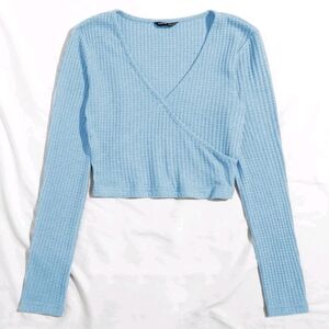 XS long sleeve cropped baby tee